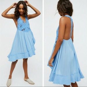 FREE PEOPLE Kissed By The Waves Mini Dress sz S